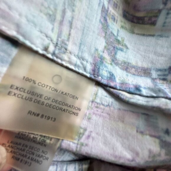 Robert Graham Womens Classic Fit Multicolor Abstract Cotton Button-Up Shir Small - Picture 5 of 9